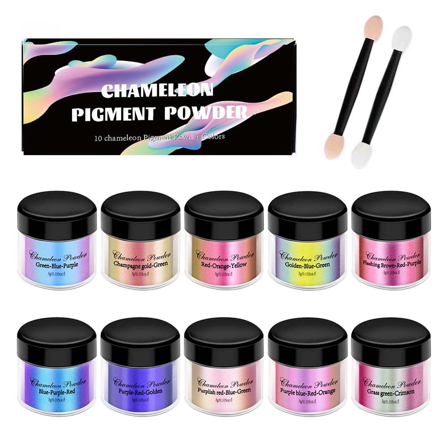 10/20pcs Mirror Chameleons Pig - Resin Pigment Set 리뷰 및 가격