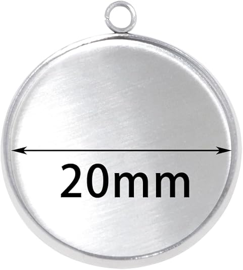 20 Pieces Stainless Steel Roun - Resin Crafts 리뷰 및 가격