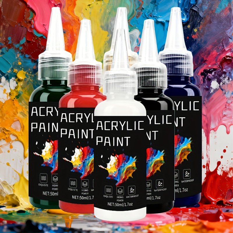 Acrylic Paint Set 6 Colors 50m - Resin Pigment Set 리뷰 및 가격