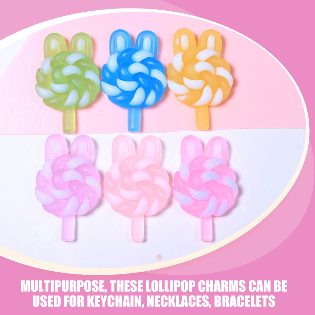 24Pcs Cute Cartoon Lollipop Ch - Resin Crafts 리뷰 및 가격