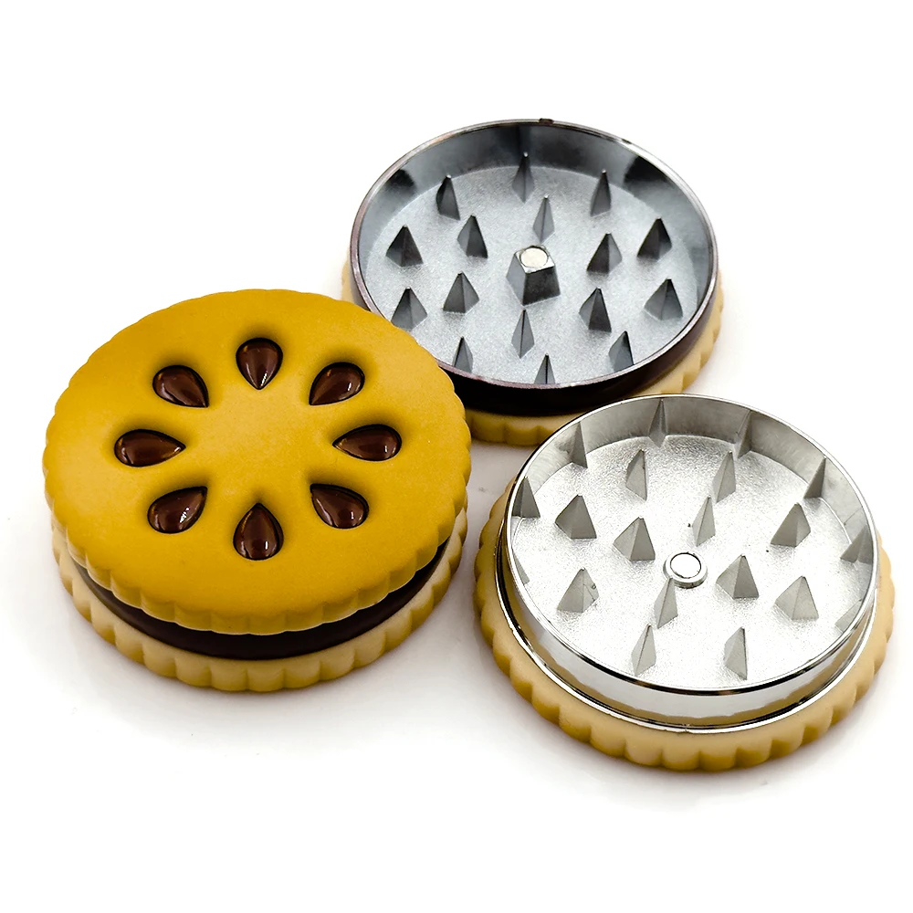 Cookie Metal Grinder Shape 55m - Dried Flower Bulk 리뷰 및 가격