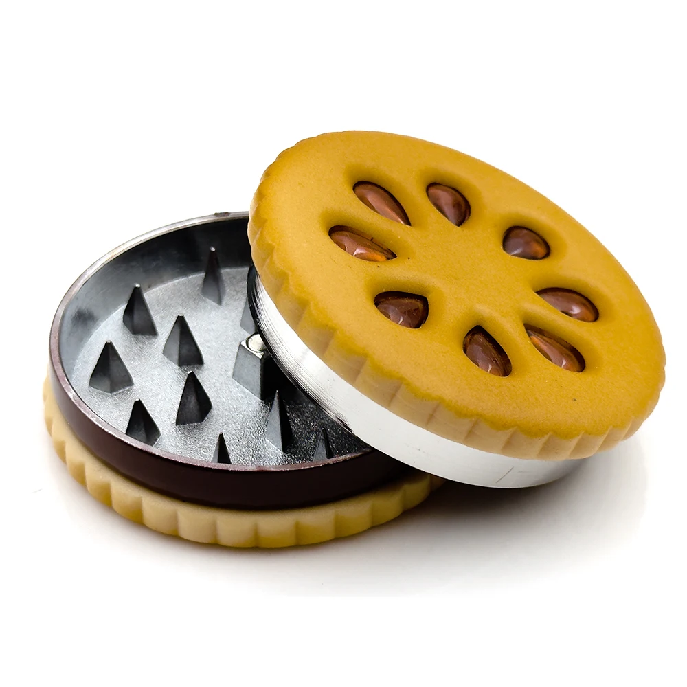 Cookie Metal Grinder Shape 55m - Dried Flower Bulk 리뷰 및 가격