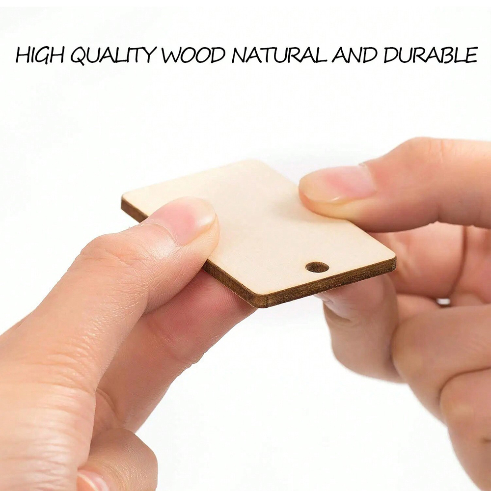 60pcs Blank Wooden Key Chains  - Wood Ring Blank 리뷰 및 가격