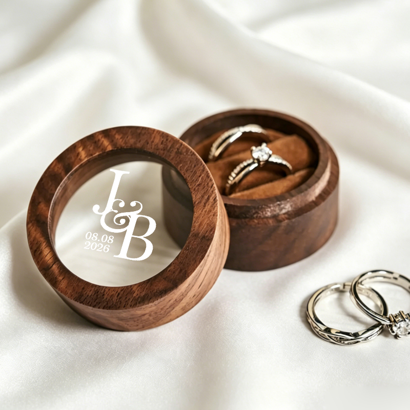 Personalized Wedding Ring Box  - Wood Ring Blank 리뷰 및 가격
