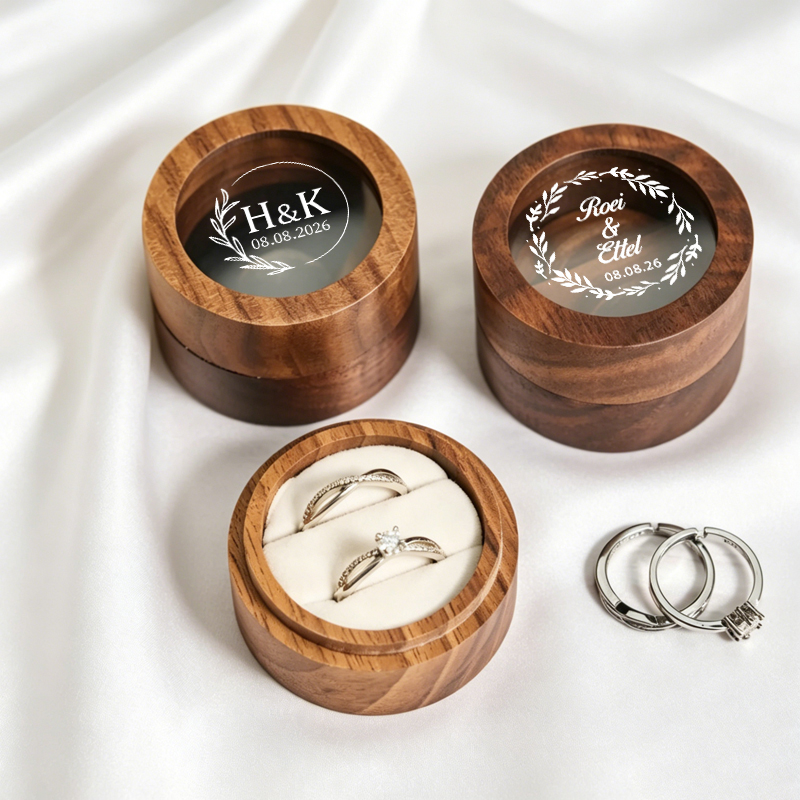 Personalized Wedding Ring Box  - Wood Ring Blank 리뷰 및 가격