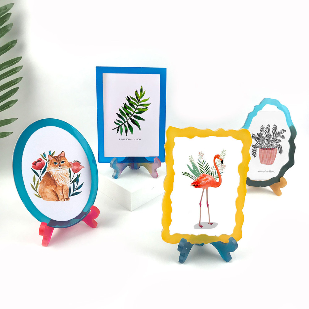 Rectangle Photo Frame Silicone - Resin Pigment Set 리뷰 및 가격