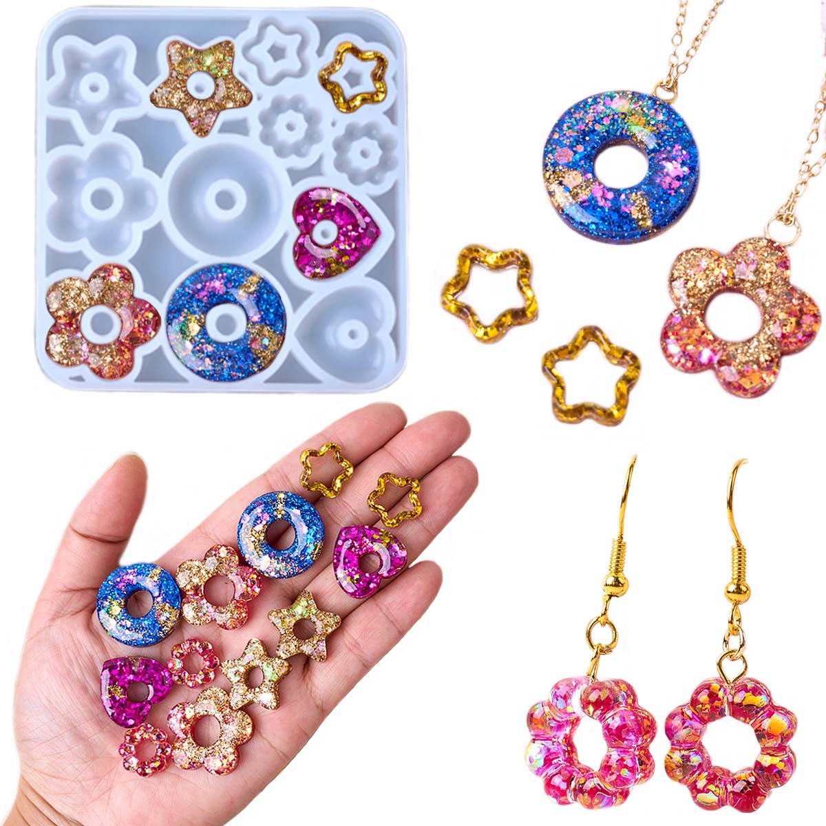 Multifuntional Jewelry Silicon - Resin Craft Ideas 리뷰 및 가격