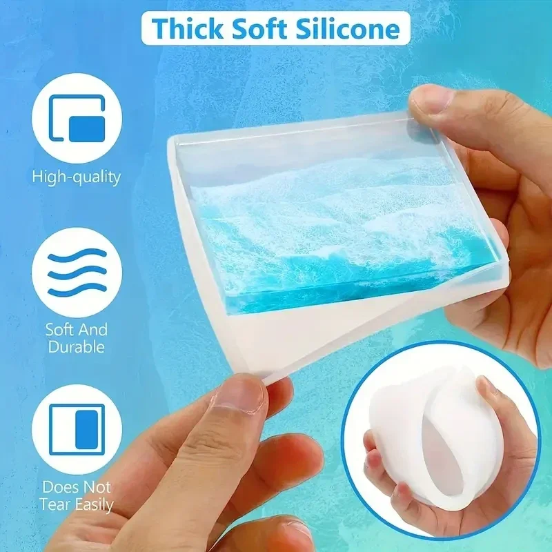 5Pcs/Set DlY Epoxy Resin Cup C - Silicone Mold Tray 리뷰 및 가격