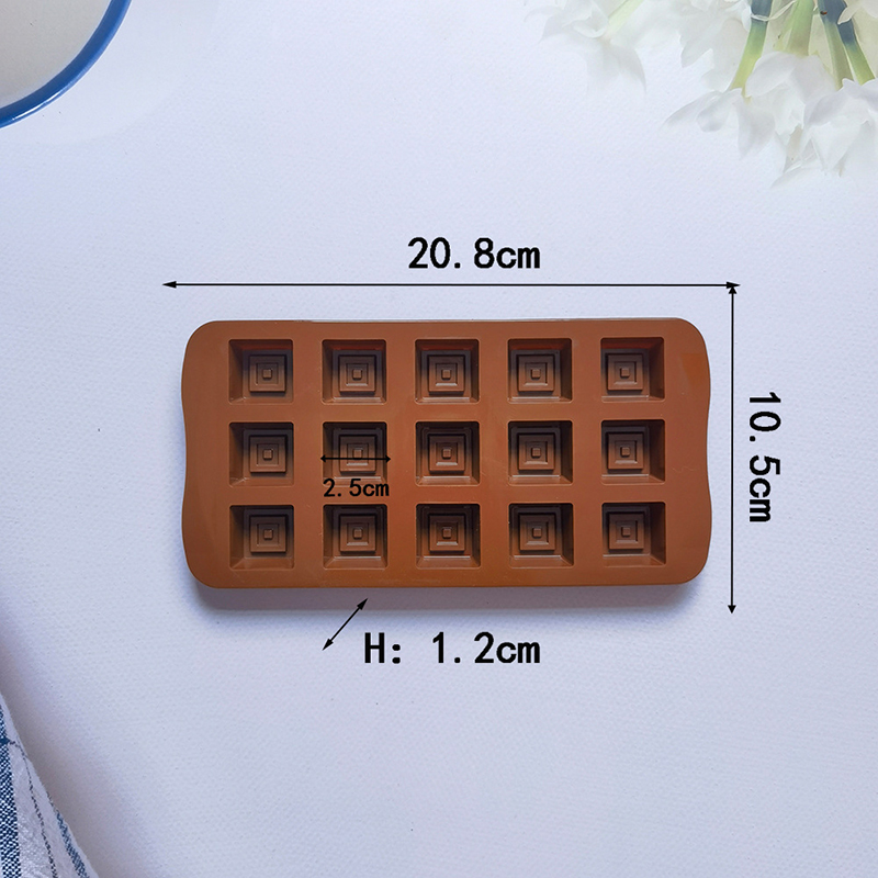 Classical Chocolate Mold Squar - Silicone Mold Tray 리뷰 및 가격