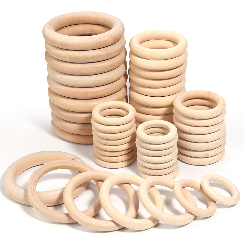 Unfinished Solid Wooden Rings  - Wood Ring Blank 리뷰 및 가격