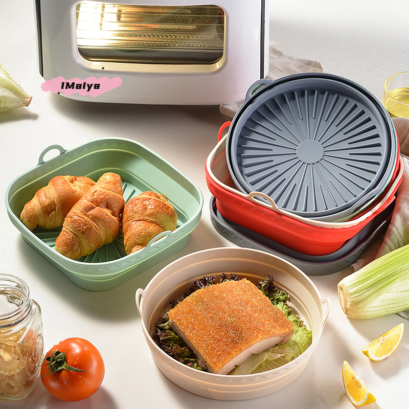 Square Foldable Air Fryer Sili - Silicone Mold Tray 리뷰 및 가격