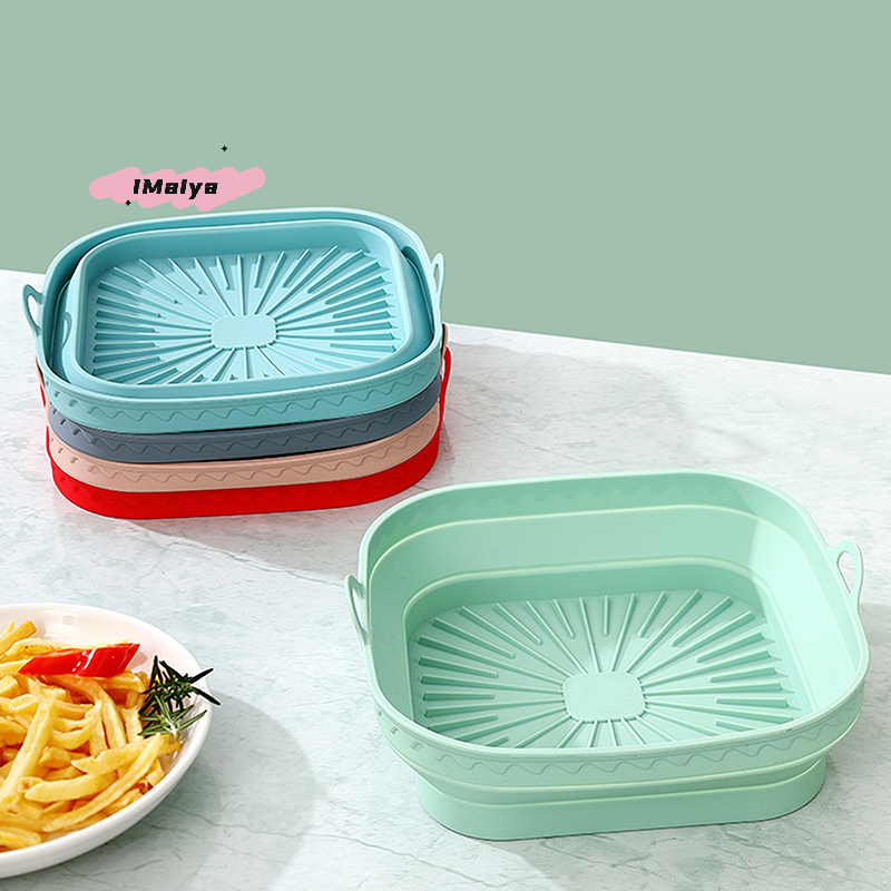 Square Foldable Air Fryer Sili - Silicone Mold Tray 리뷰 및 가격