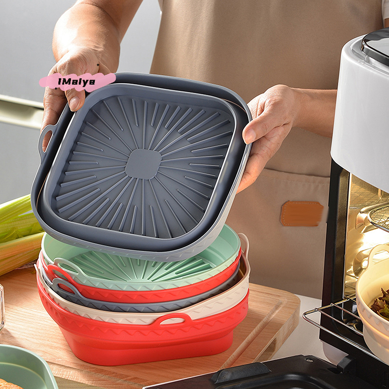 Square Foldable Air Fryer Sili - Silicone Mold Tray 리뷰 및 가격