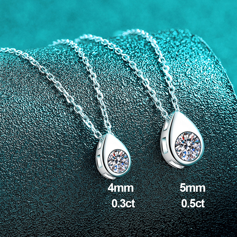 0.3/0.5CT Solitaire Diamond Mo - Bezels Set Pendant 리뷰 및 가격
