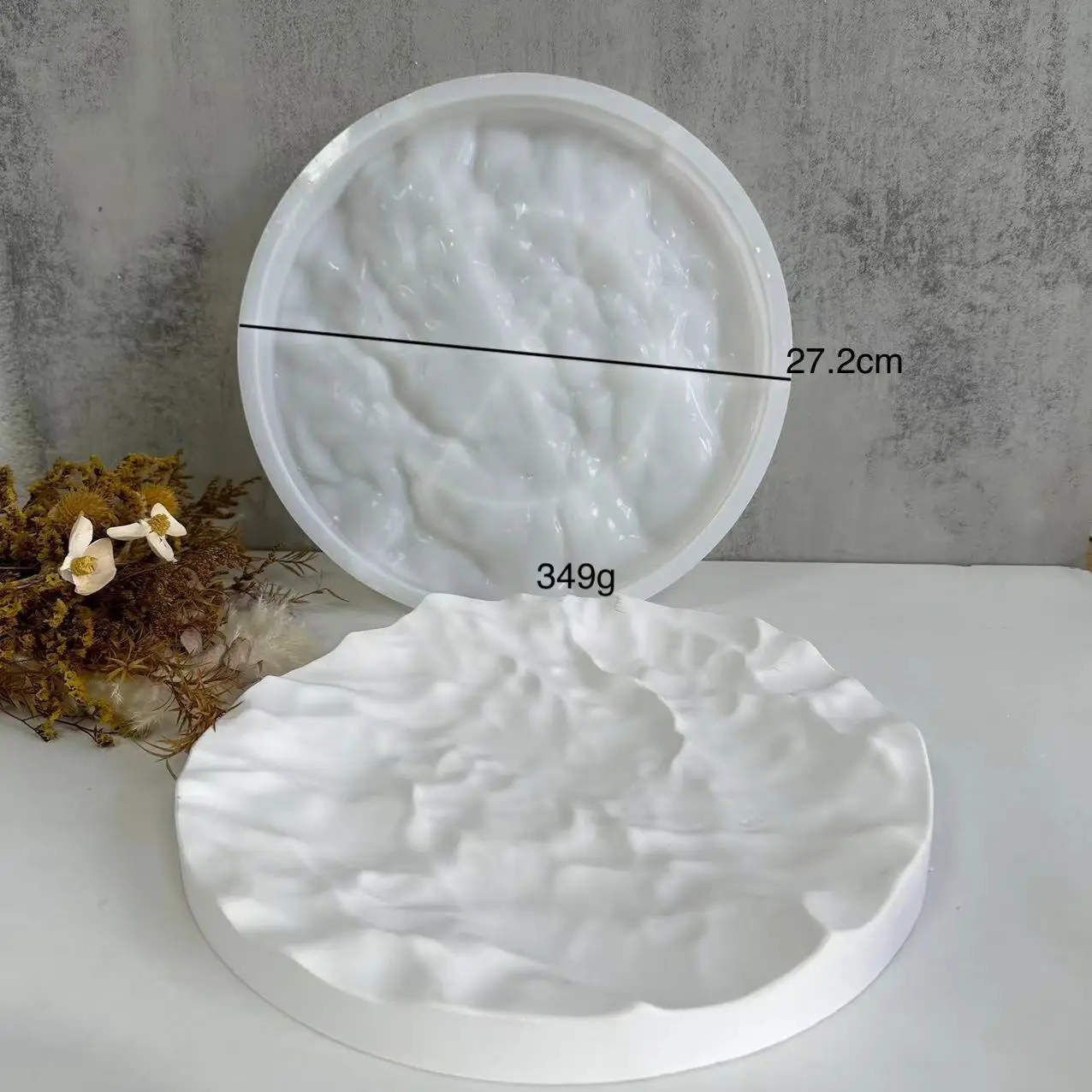 Irregular Ocean Waves Large Ro - Coaster Mold Round 리뷰 및 가격