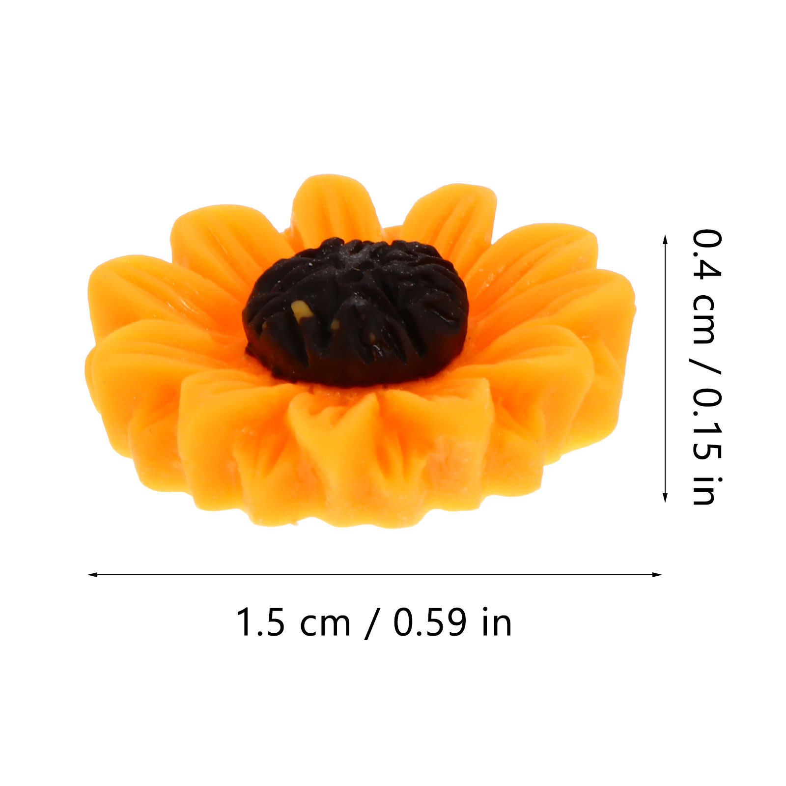 100Pcs Resin Daisy Flower Char - Resin Crafts Diy 리뷰 및 가격