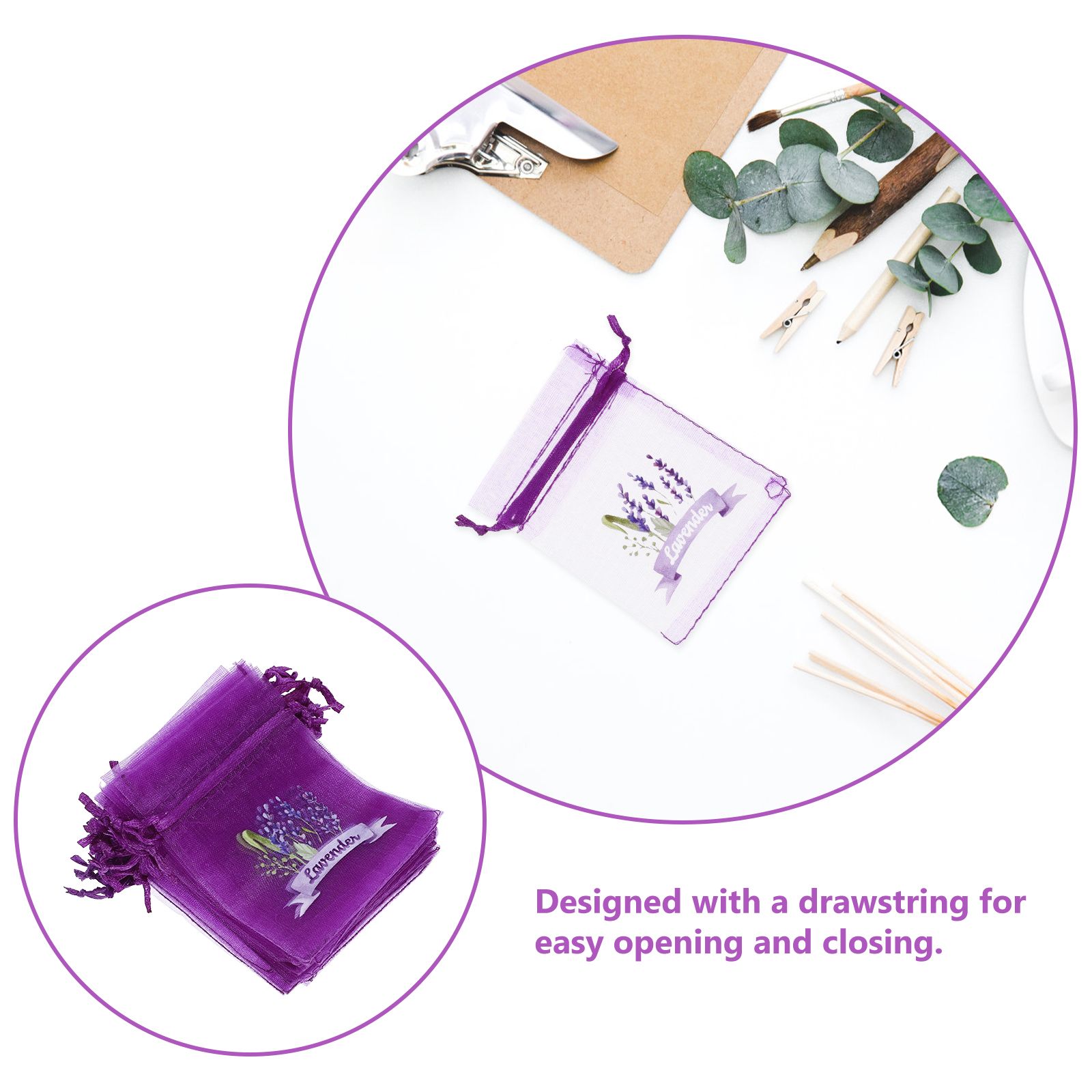 20 Pcs Empty Lavender Sachets  - Dried Flower Bulk 리뷰 및 가격