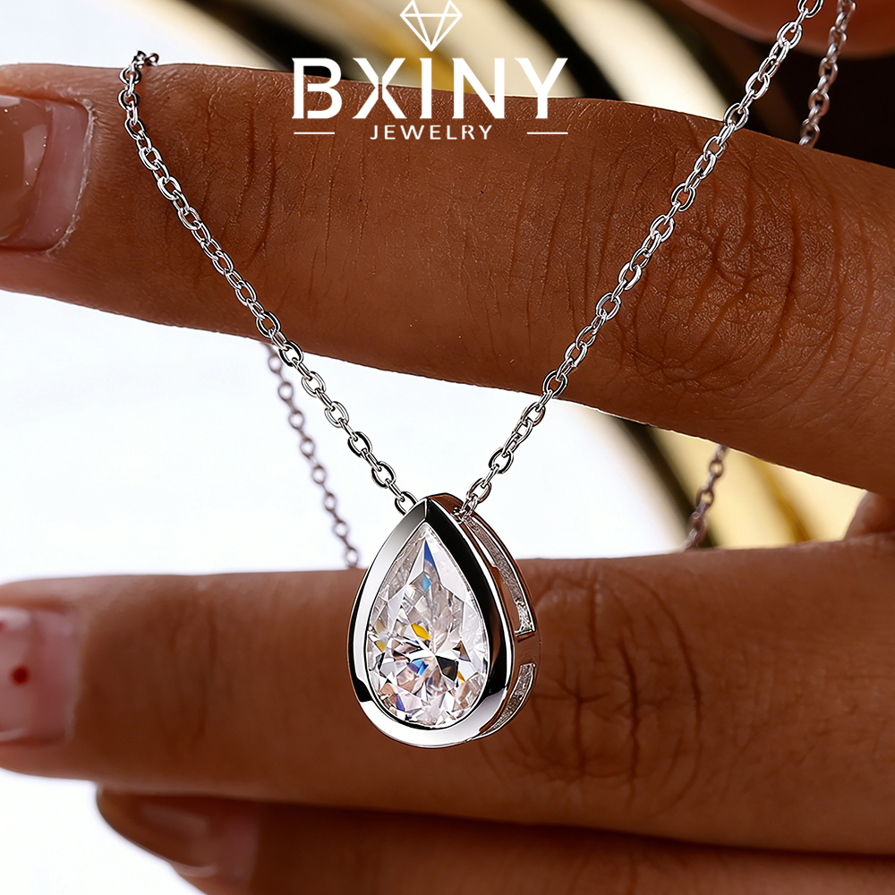BXINY 4Carat Bezel Set WaterDr - Bezels Set Pendant 리뷰 및 가격
