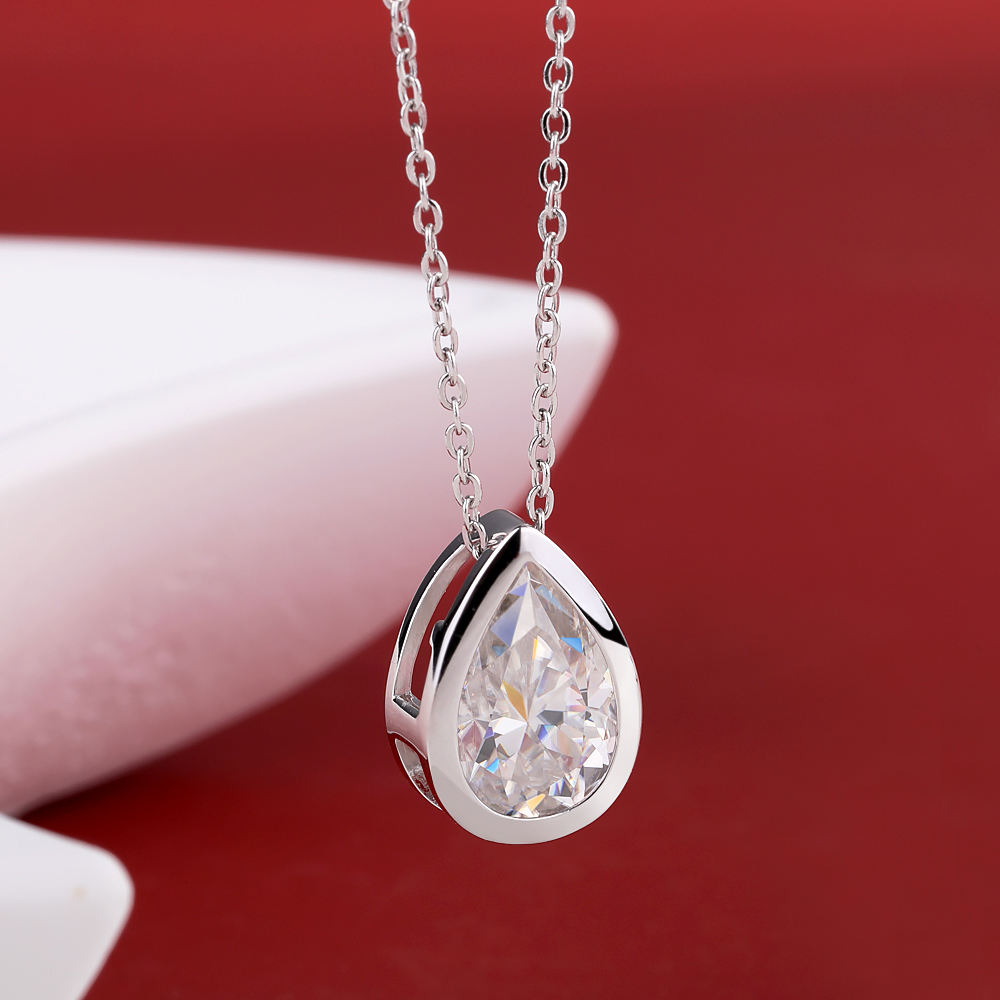 BXINY 4Carat Bezel Set WaterDr - Bezels Set Pendant 리뷰 및 가격