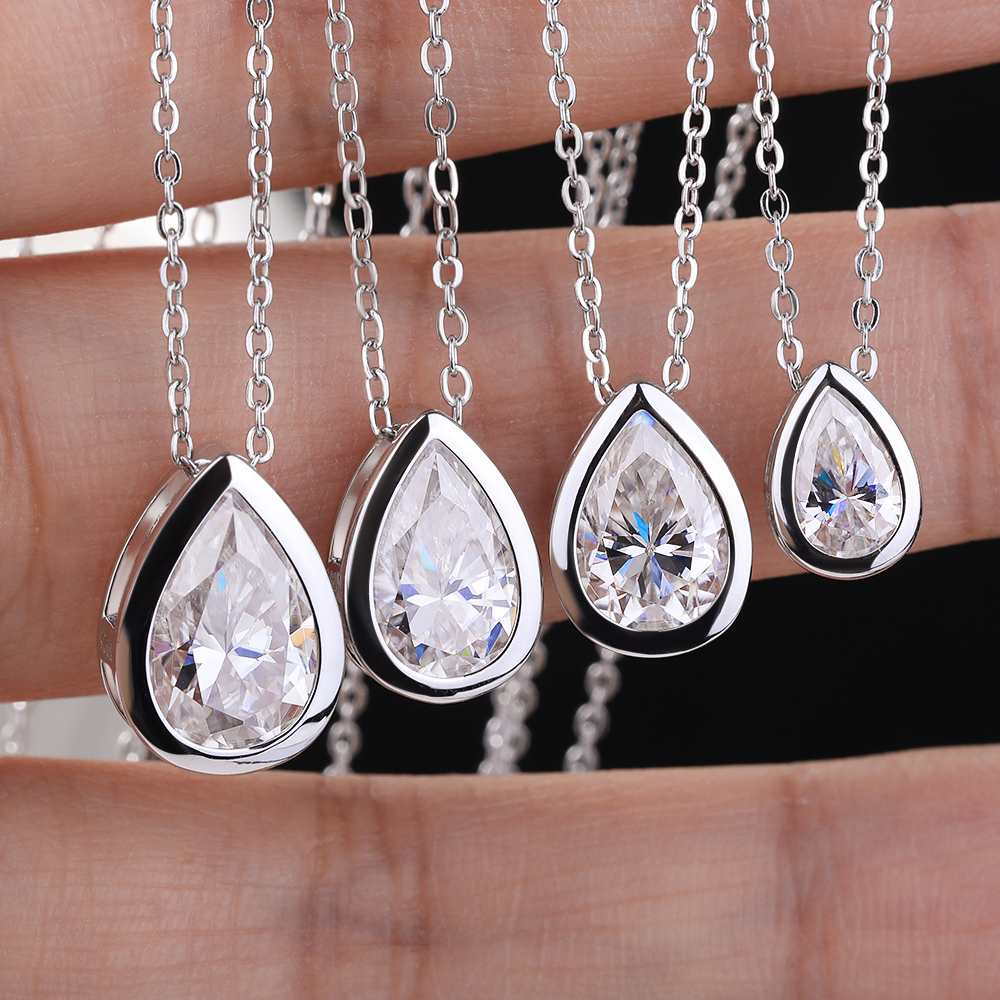 BXINY 4Carat Bezel Set WaterDr - Bezels Set Pendant 리뷰 및 가격