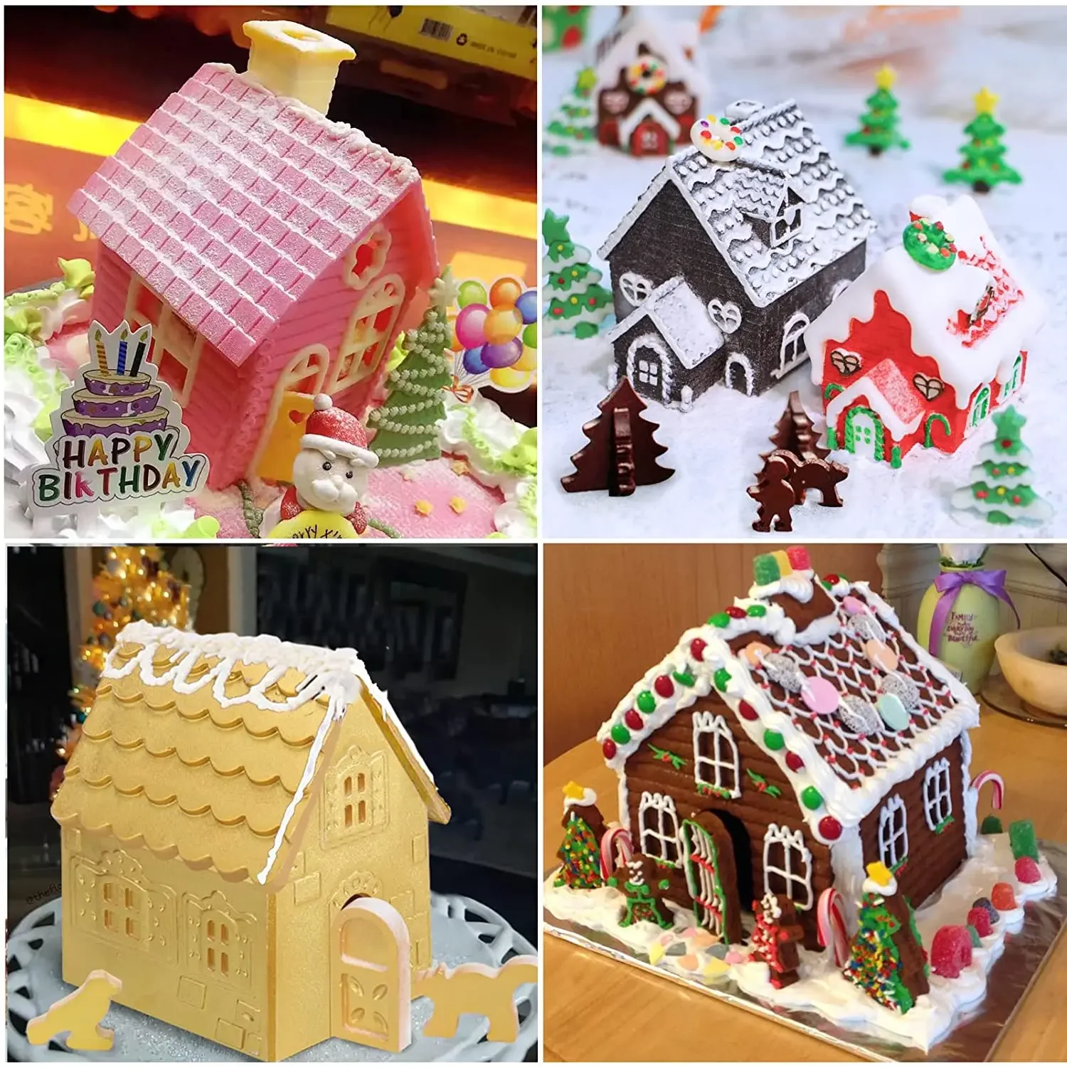 Christmas House Building block - Silicone Mold Tray 리뷰 및 가격