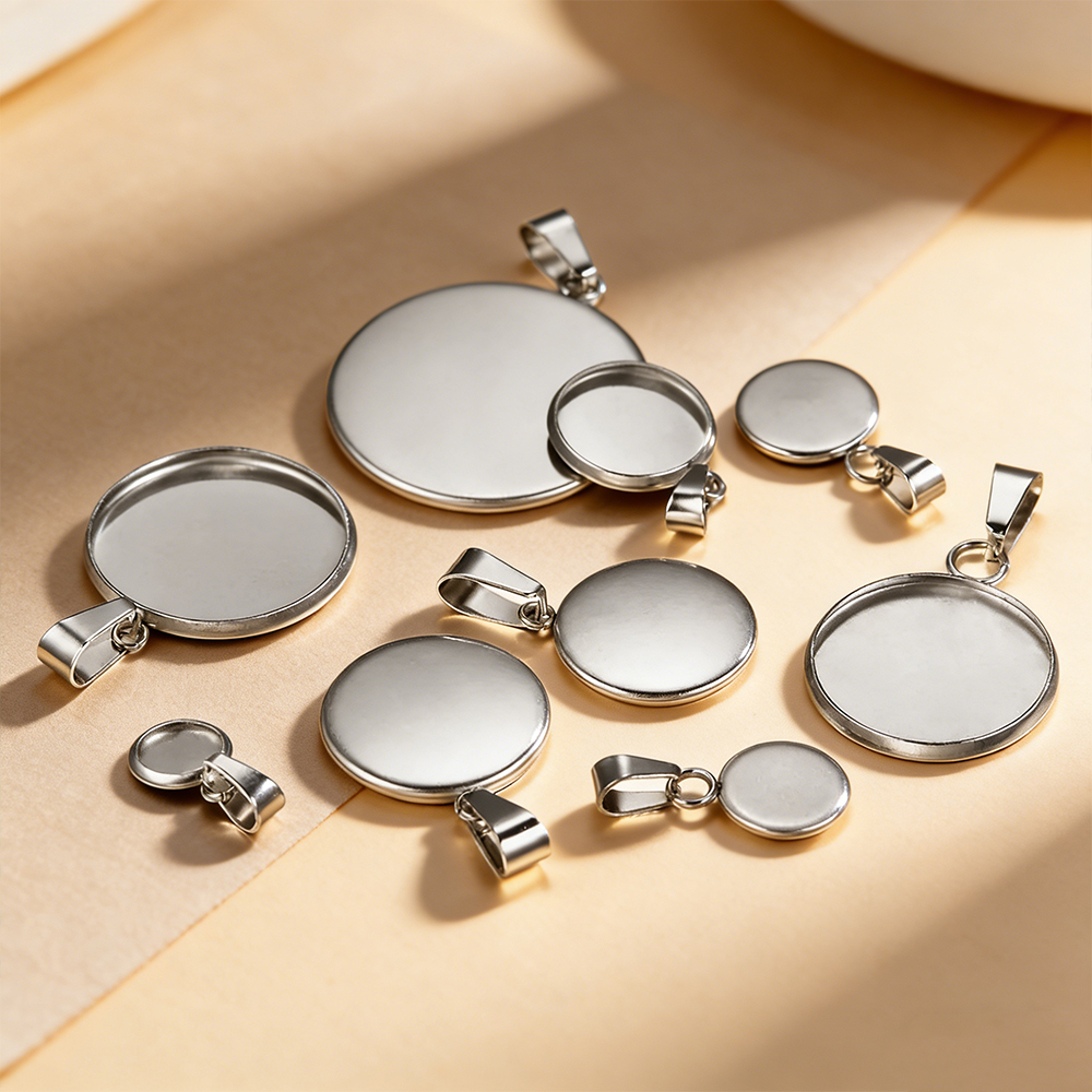 10pcs 316 Stainless Steel 6~20 - Bezels Set Pendant 리뷰 및 가격