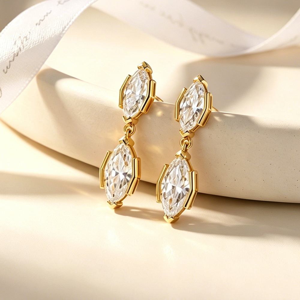 EWYA 3CT Marquise Cut Moissani - Bezels Set Pendant 리뷰 및 가격