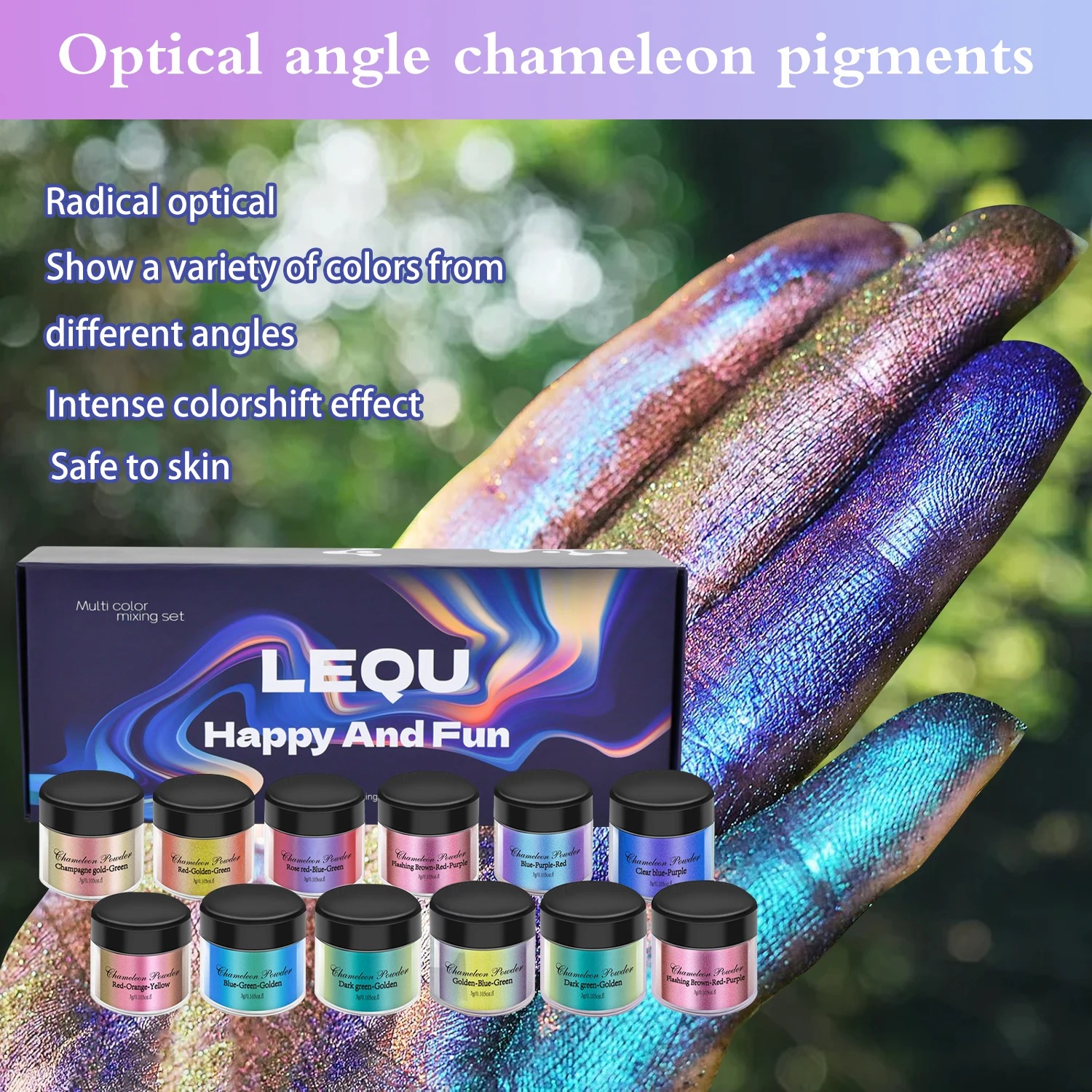 A set of chameleon pink nail c - Resin Pigment Set 리뷰 및 가격
