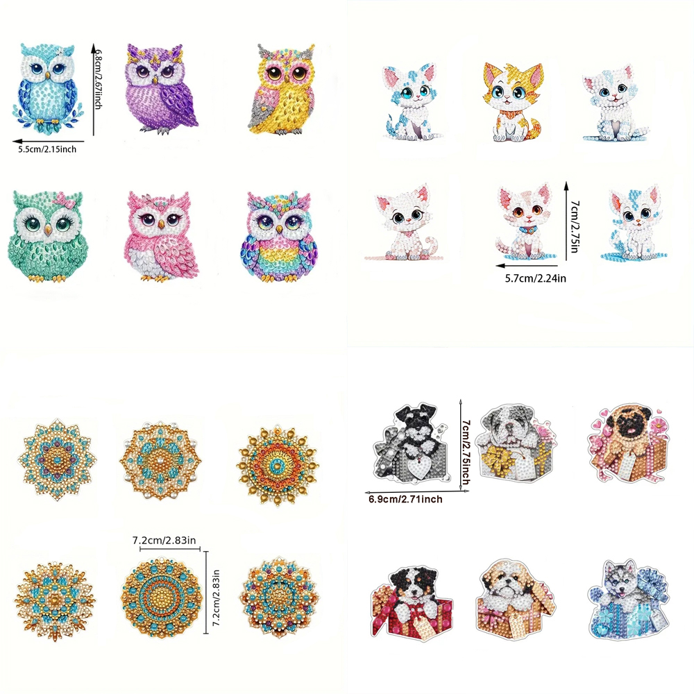 6-piece/set DIY Diamond Keycha - Resin Craft Ideas 리뷰 및 가격