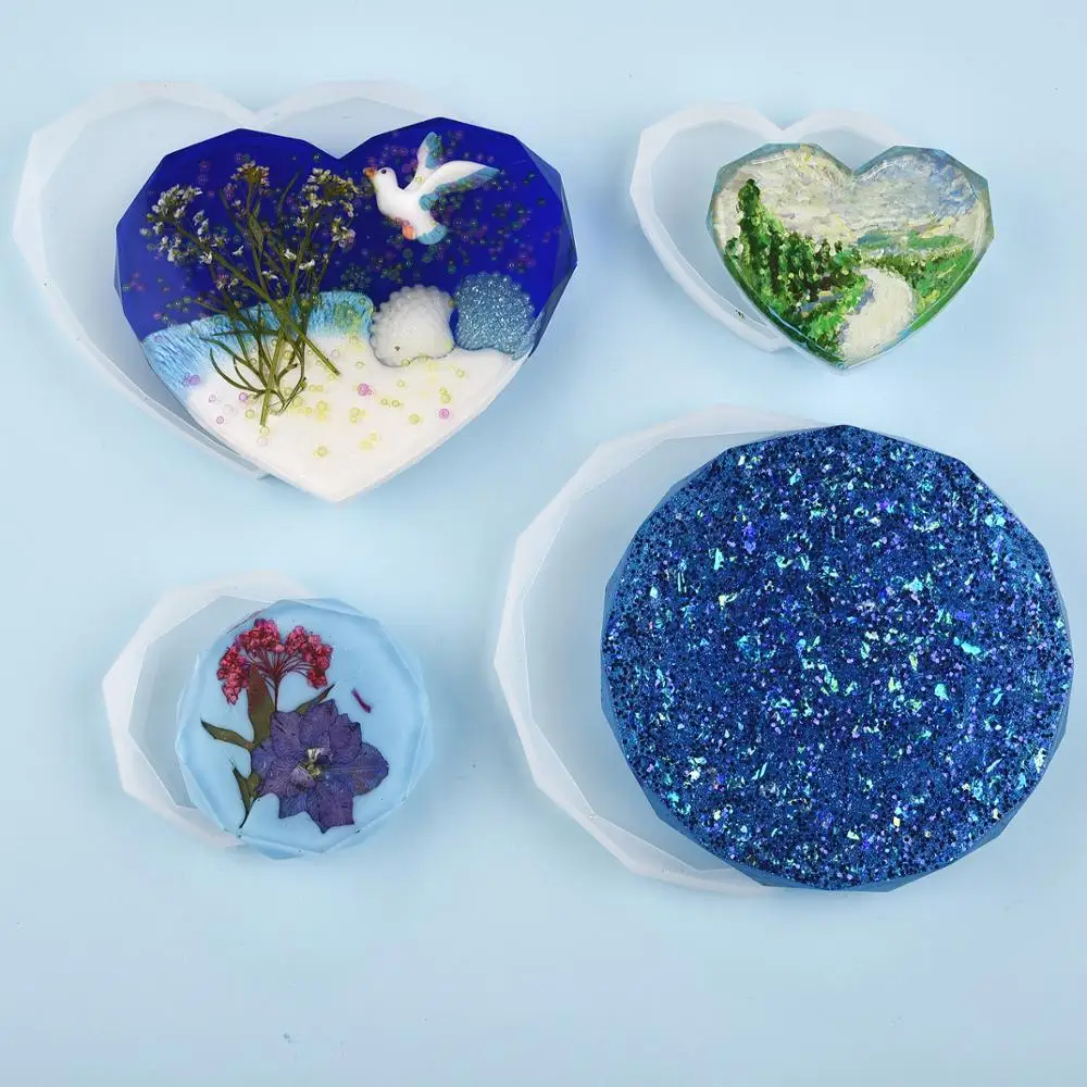 Resin Coaster Silicone Mold Ca - Coaster Mold Round 리뷰 및 가격
