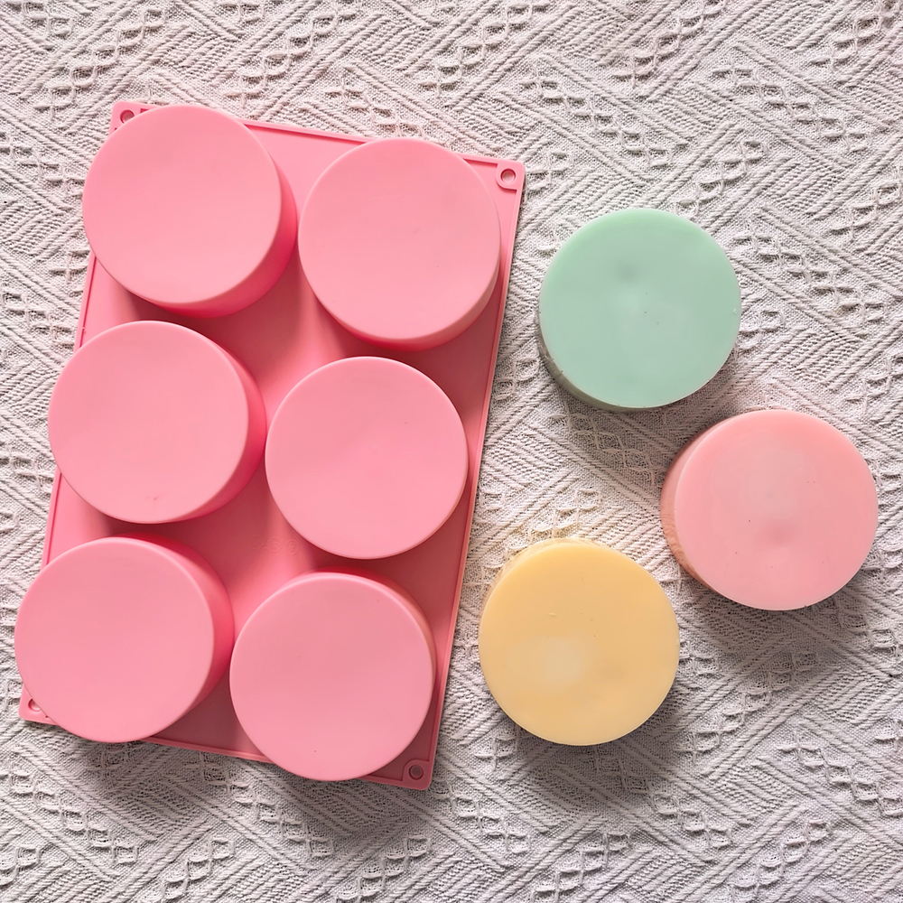1pc 6-cavity large round disc  - Coaster Mold Round 리뷰 및 가격
