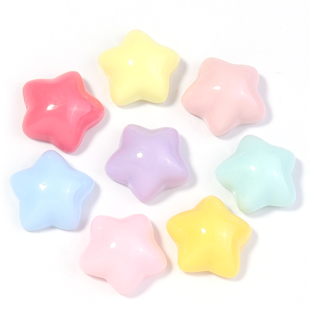 50pcs/lot 16mm Colorful Star R - Resin Crafts Diy 리뷰 및 가격