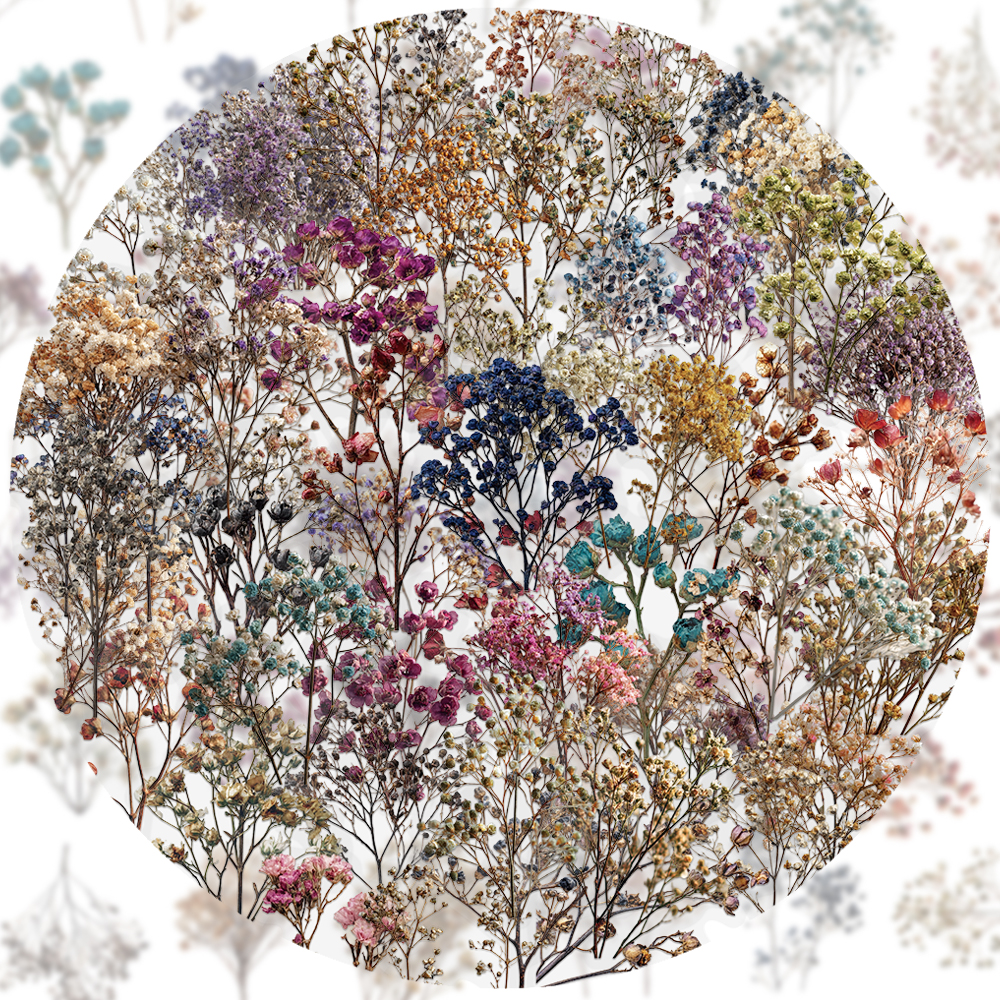 50PCS Retro Color Dried Flower - Dried Flower Bulk 리뷰 및 가격