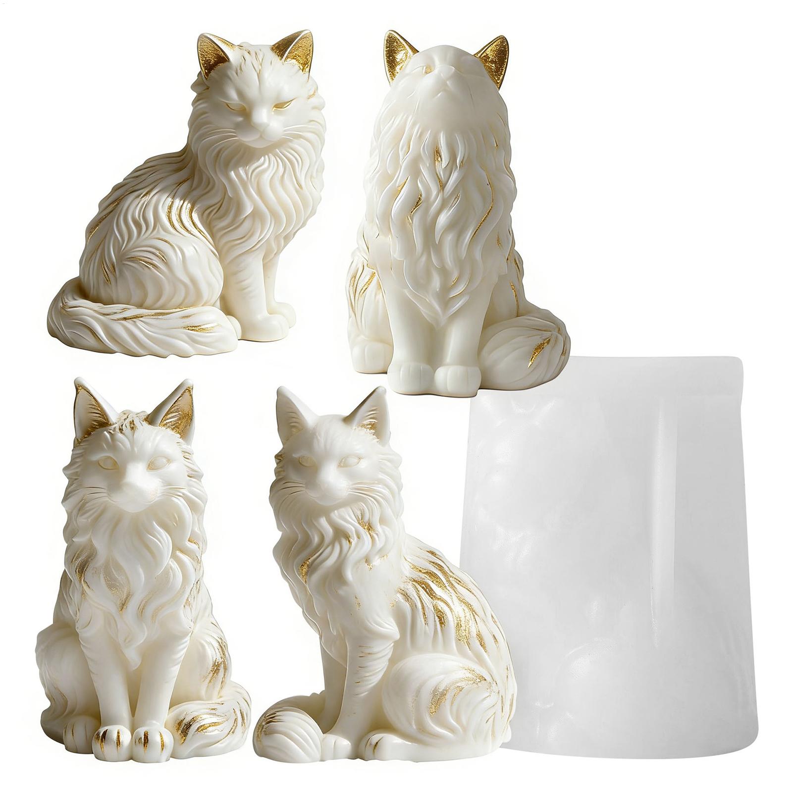 Cat Resin Mold | Sitting Cat S - Resin Craft Workshop 리뷰 및 가격