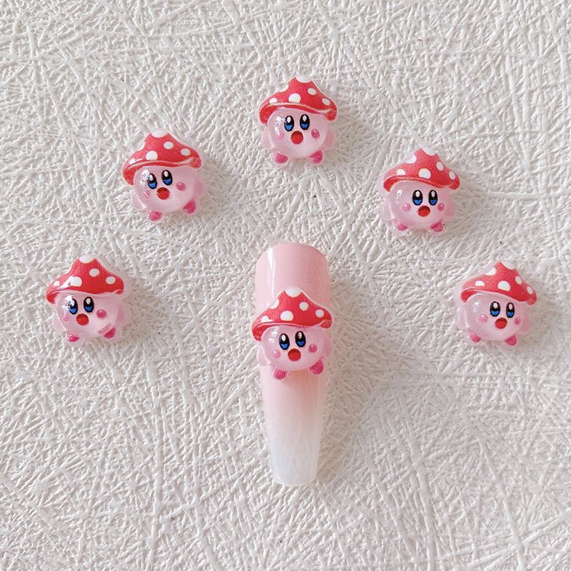 2/10/20pcs Kirby Nail Charms 3 - Resin Crafts 리뷰 및 가격