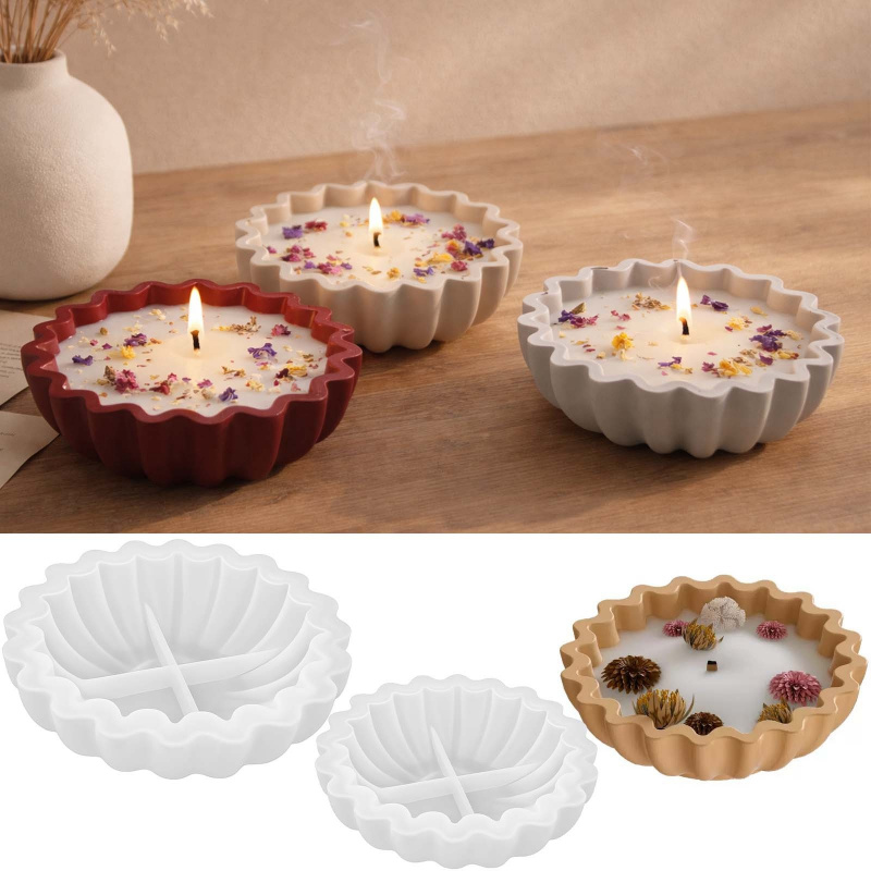 1 Epoxy plaster origami wave e - Coaster Mold Round 리뷰 및 가격