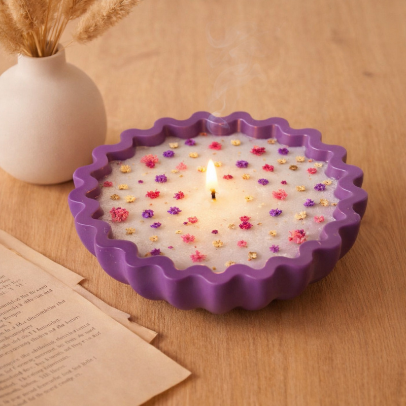 1 Epoxy plaster origami wave e - Coaster Mold Round 리뷰 및 가격