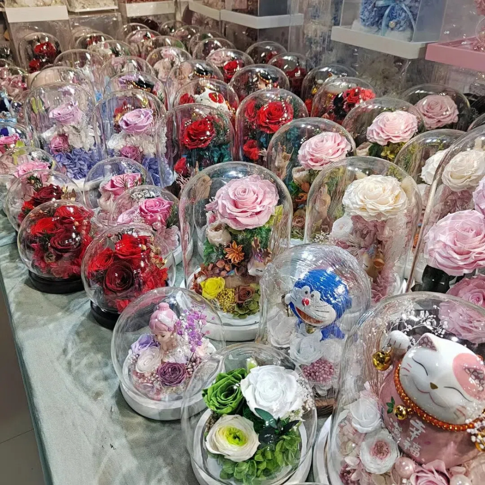 6pcs Eternal Rose Flower Heads - Dried Flower Bulk 리뷰 및 가격