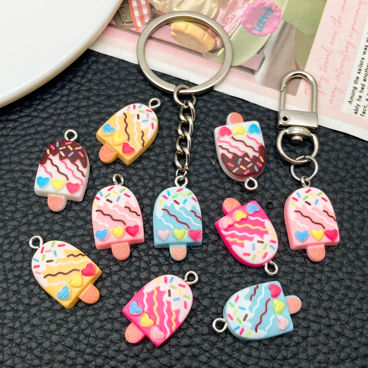 5/10pcs Cute Fashion Resin Acr - Resin Craft Projects 리뷰 및 가격