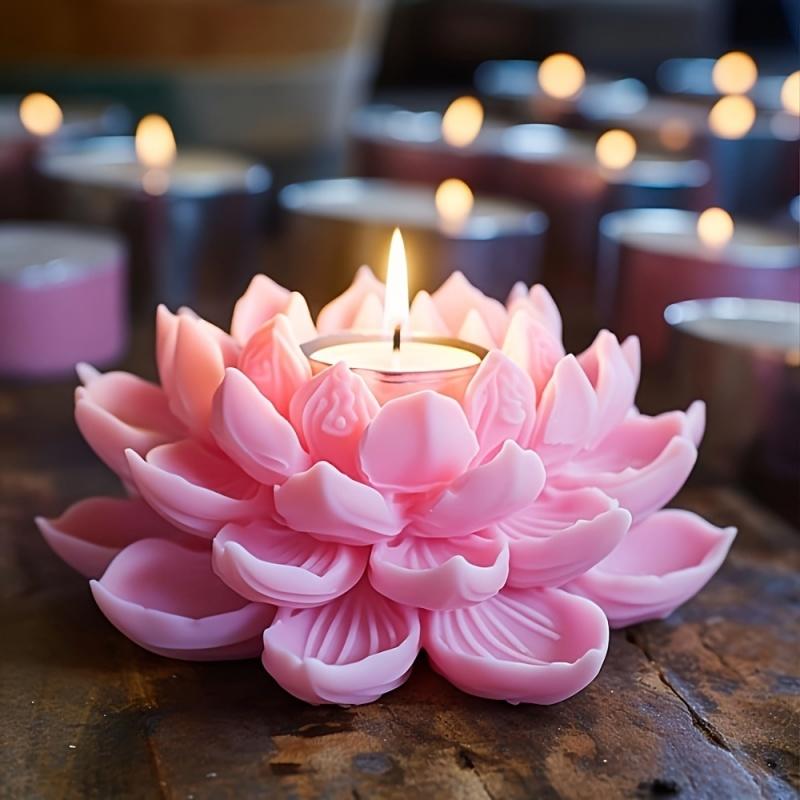 1PC Lotus Flower Candle Mold S - Resin Craft Ideas 리뷰 및 가격
