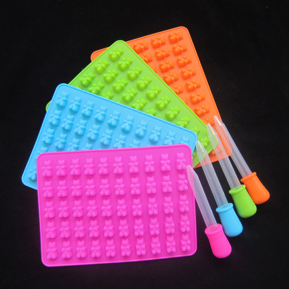 50 Bear Shaped Silicone Chocol - Silicone Mold Tray 리뷰 및 가격