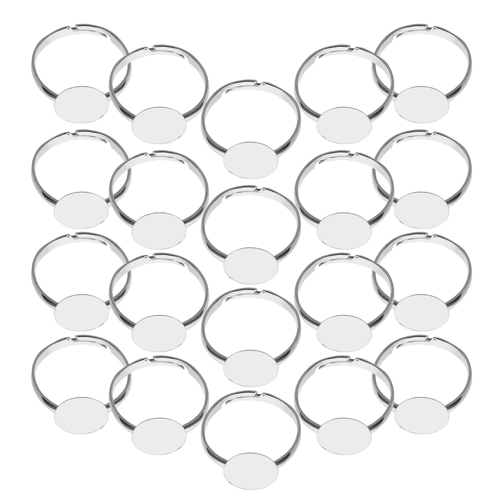 20Pcs Adjustable Blank Ring Fi - Resin Crafts 리뷰 및 가격
