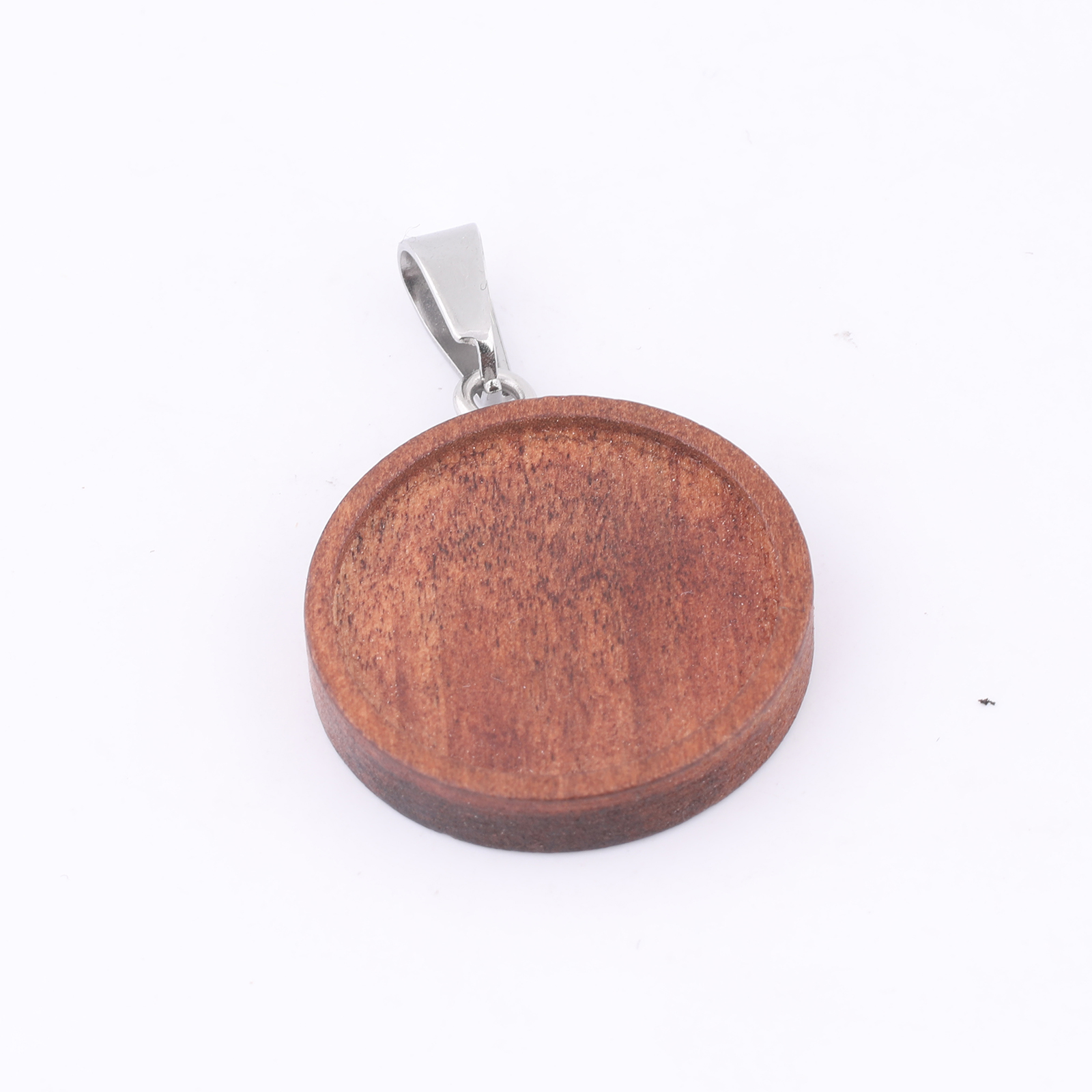 10pcs 20mm Round Wood Cabochon - Bezels Set Pendant 리뷰 및 가격