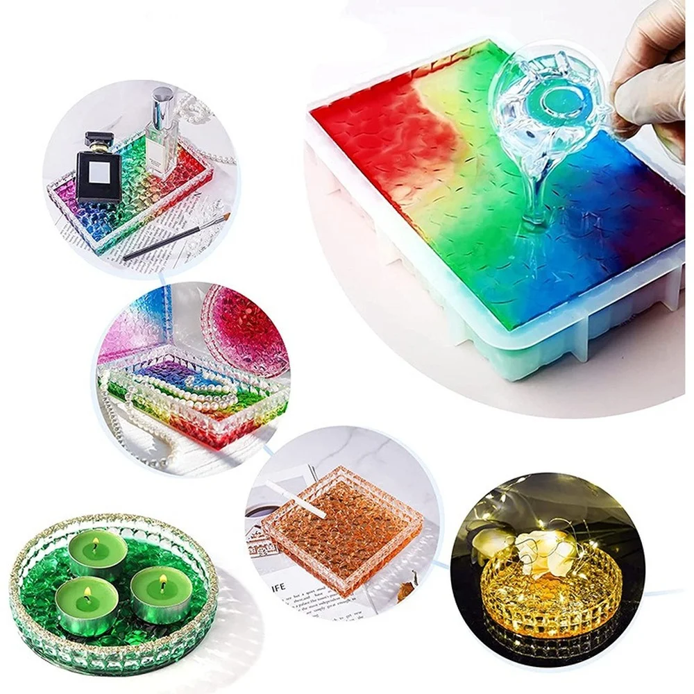 Ashtray Glass Crystal Texture  - Coaster Mold Round 리뷰 및 가격