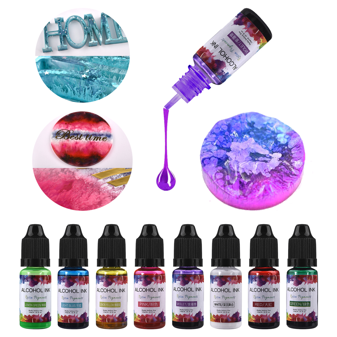 10ml/15ml Art Ink Alcohol Resi - Resin Dye Alcohol 리뷰 및 가격