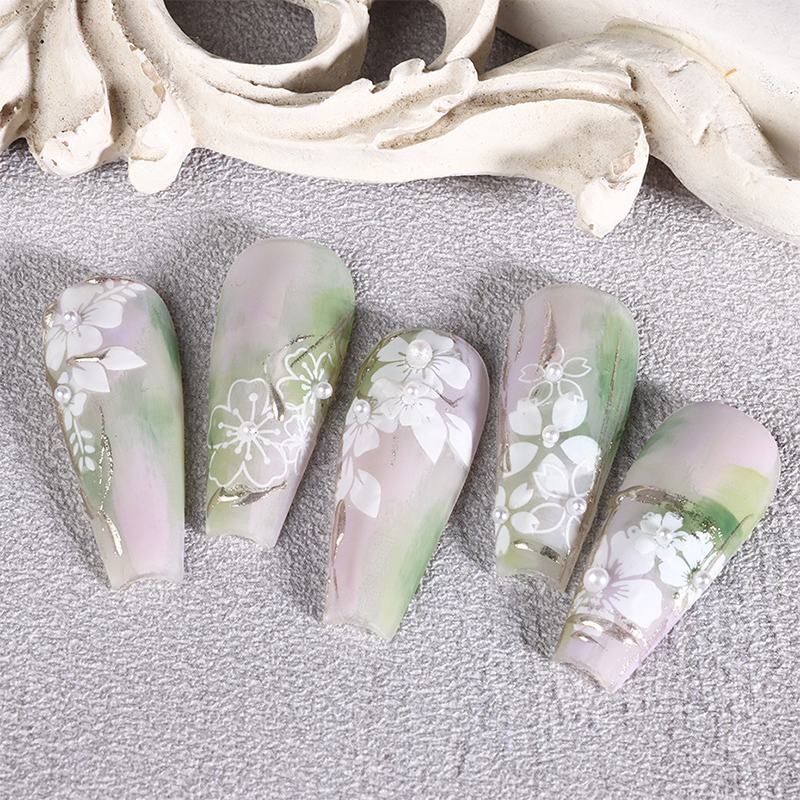 Pcs Silicone Nail Art Mold Flo - Resin Pigment Set 리뷰 및 가격