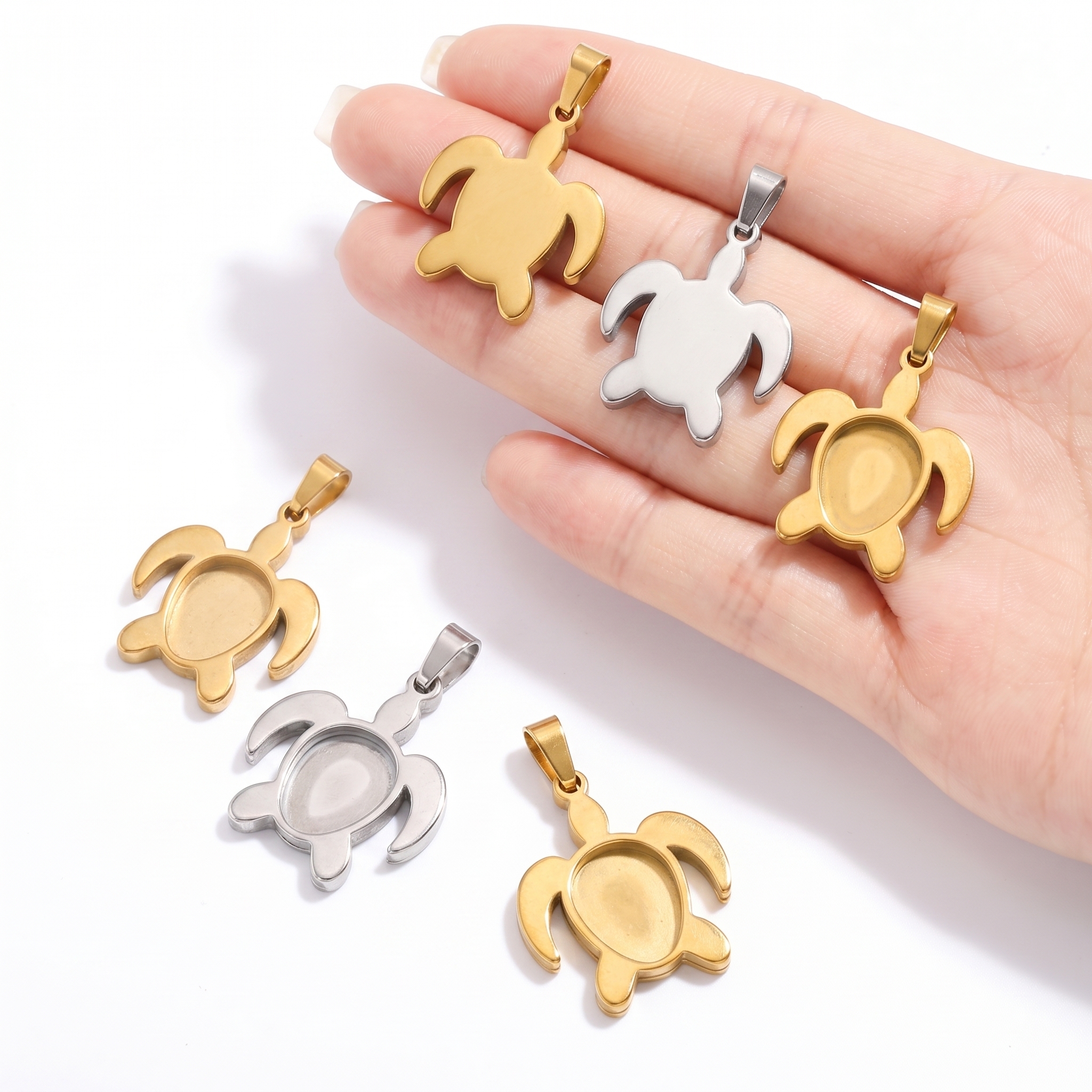5pcs Stainless Steel Turtle Pe - Resin Craft Projects 리뷰 및 가격