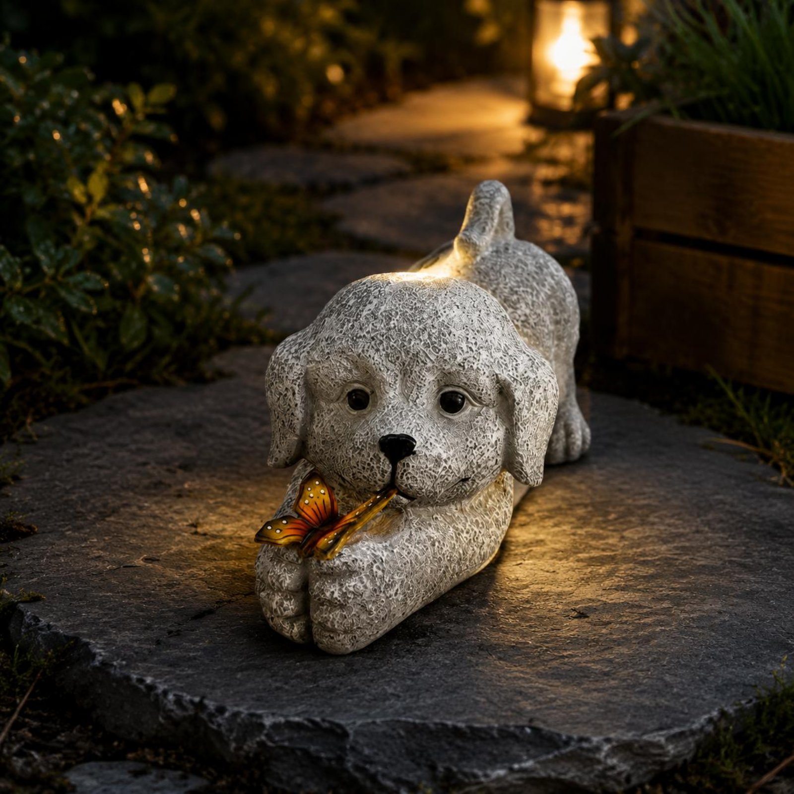 Solar Dog Statue Resin Craft S - Resin Crafts 리뷰 및 가격