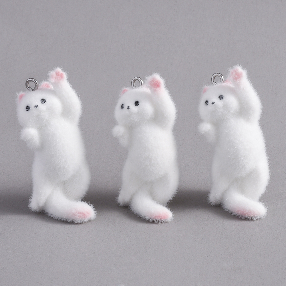 2pcs Flocking Little Cat Resin - Resin Craft Projects 리뷰 및 가격