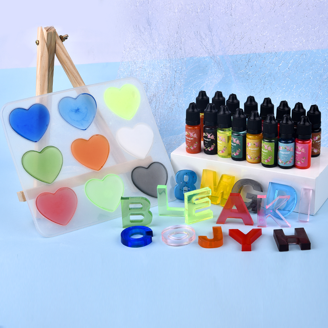 1 Set Resin Pigment Kit Art In - Resin Pigment Set 리뷰 및 가격